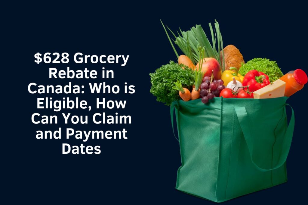 $628 Grocery Rebate in Canada: Who is Eligible, How Can You Claim and Payment Dates