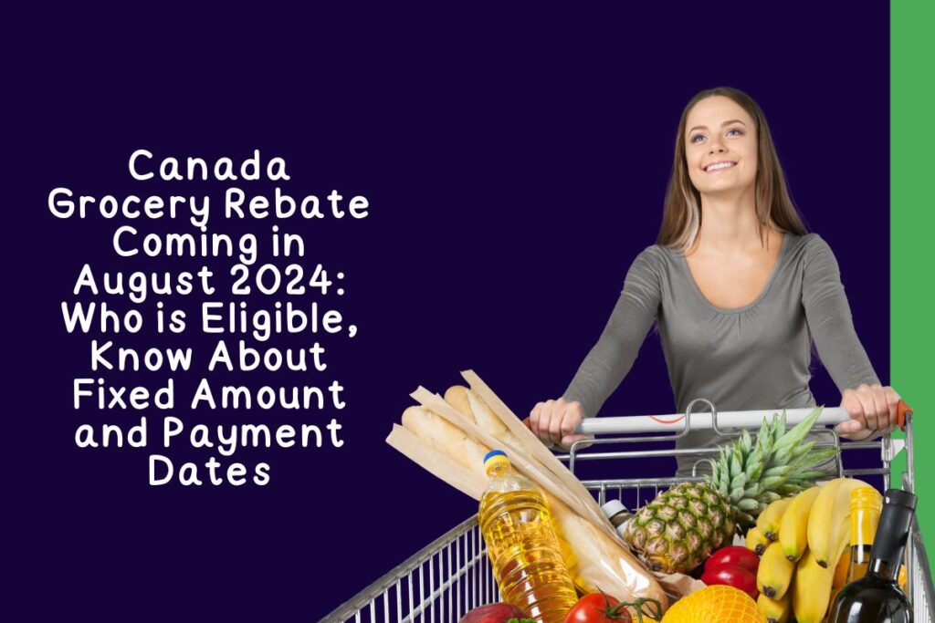 Canada Grocery Rebate Coming in August 2024: Who is Eligible, Know About Fixed Amount and Payment Dates